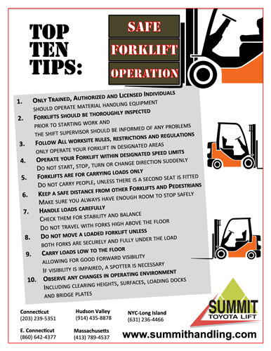 Top 10 Forklift Safety Tips Learn More Trucks Direct Kulturaupice 8198